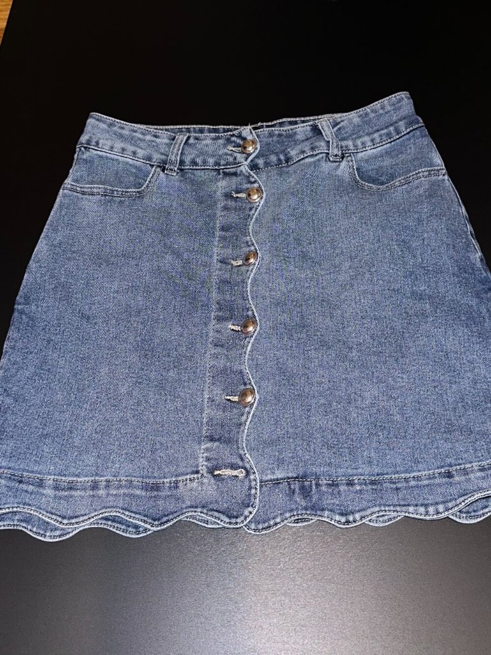 Never Worn Express Midi Jean Skirt in Size Small